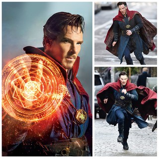 ↹に🔥จัดส่งที่รวดเร็ว🔥ชุดยูนิฟอร์มอนิเมะ Marvel CosSpot Doctor Strange Cosplay เสื้อผ้าภาพยนตร์สำหรับผู้ใหญ่ ระดั