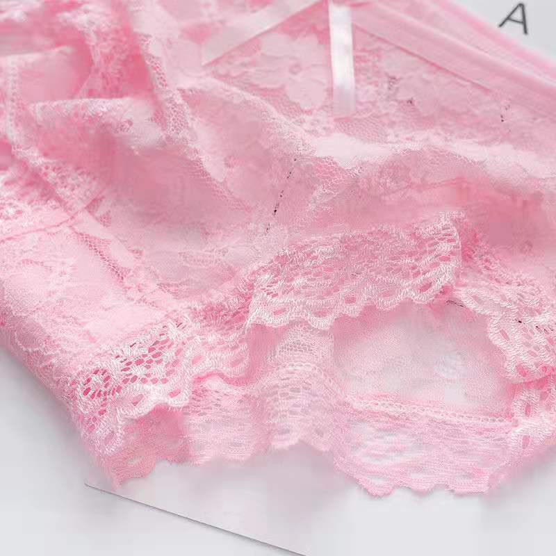 กางเกงในลูกไม้ กางเกงในผู้หญิง ลูกไม้นิ่ม ไม่ระคายเคืองผิว หลากสี - รูปที่ 3