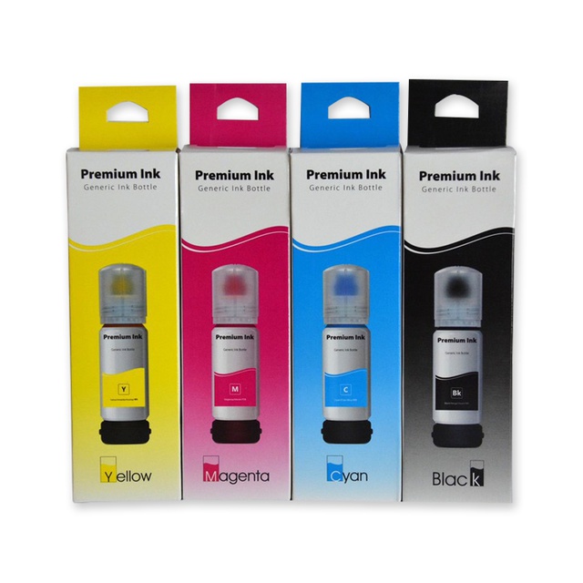 หมึก Epson Printer 003 Premium Ink 4สี สำหรับเติม Epson