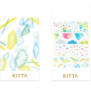 KITTA Clear Shine (KITT004) / Washi tape แบบแผ่นพร้อมใช้งาน รุ่น Clear ลายส่องประกาย แบรนด์ KITTA จากประเทศญี่ปุ่น