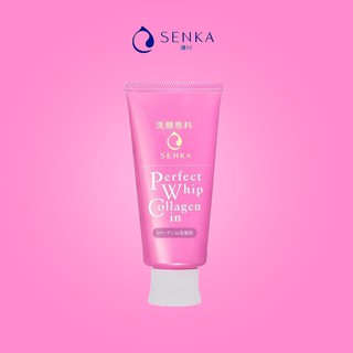 *ของแท้ Senka Perfect Whip Collagen in 120g. วิปโฟมล้างหน้า สูตรผสมคอลลาเจน