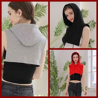 Baju เสื้อกันหนาว แขนกุด มีฮู้ด สําหรับผู้หญิง