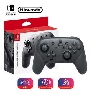 （จัดส่งทันทีไม่ต้องรอ）Nintendo Switch Joy-Pro Switch สีดำ Pro Controller Switch สีดำ Switch!! (รับประกัน 2 ปี)