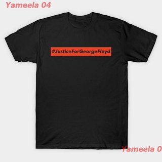 ผ้าฝ้ายคอกลมYameela 04 New แฟชั่นใหม่เสื้อยืดลําลองสําหรับผู้ชายผ้าฝ้ายแขนสั้นพิมพ์ลาย Justice For George Floyd discount