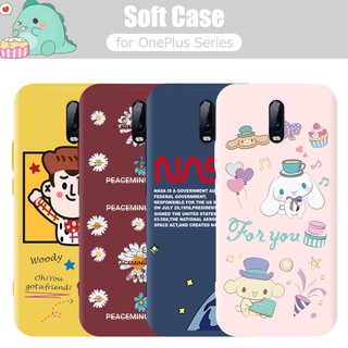 Soft TPU Case กรณ OnePlus 7 6T 8 Pro 7T 6 One Plus Flowers Cake