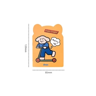⭐สมุดโน๊ตแบบพกพา⭐รูปทรง หูการ์ตูน ลายการ์ตูนน่ารัก📌สุ่มลาย😄✅สินค้า สมุดพกพา สมุดจดบันทึกโน๊ต