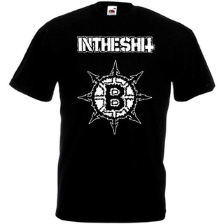 เสื้อยืดผ้าฝ้าย พิมพ์ลาย Inteshit V Black core Punk Grindcore All s สําหรับผู้ชาย WE564RET28032