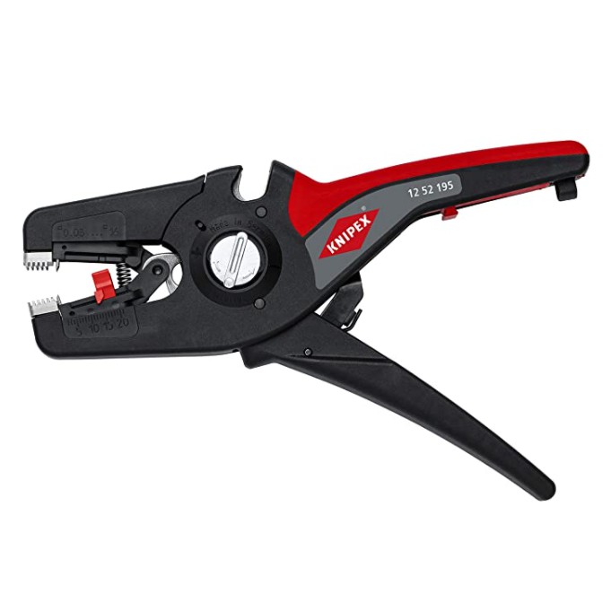คีมปอก KNIPEX NO.12 52 195 PreciStrip16 Automatic wire stripper Factory Gear By Gear Garage