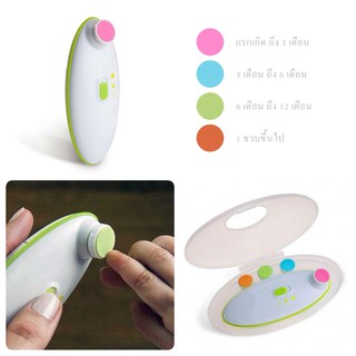 เครื่องตะไบเล็บเด็กอัตโนมัติ Doux Bebe Nail trimmer พร้อมหัวเปลี่ยนสำรอง 1 ชุด