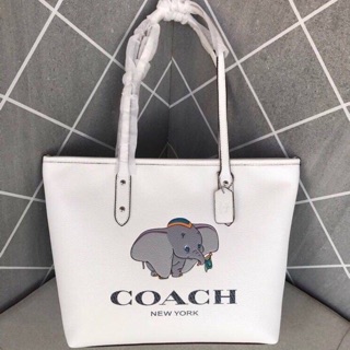 COACH ใหม่กระเป๋าช้อปปิ้ง Dumbo