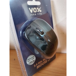 Mouse wireless เม้าส์ไร้สาย 2.4 GHz Wireless Mouse VOX inno life Model : W12