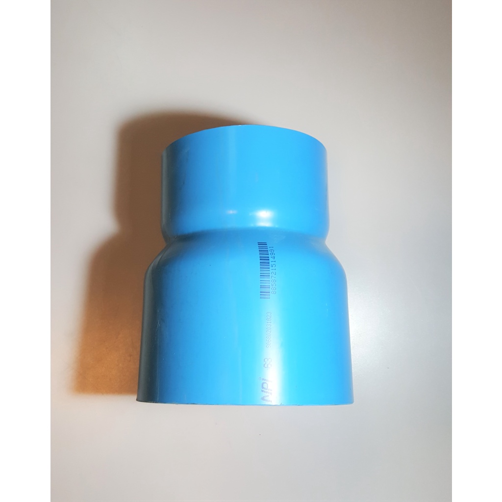 ข้อต่อตรงลด พีวีซี PVC  5×4 หรือ 5×3 นิ้ว หนา 8.5 – โปรปัง