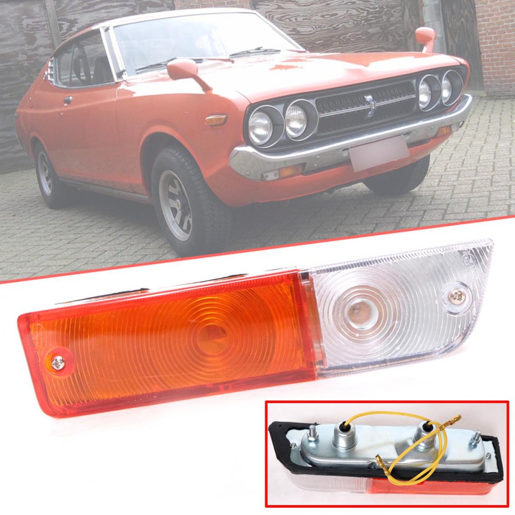 ไฟในกันชน ไฟกันชน สีส้ม สีขาว ดัทสัน 710 160J DATSUN 710 160J 1970-1973 ข้างซ้าย