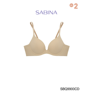 Sabina ซาบีน่า เสื้อชั้นใน ฟองดี รุ่น TWENTY FIVE (มีโครง) รหัส SBQ9900CD สีเนื้อเข้ม