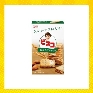 กูลิโกะ - บิสกิตญี่ปุ่นสอดไส้ครีมอัลมอนด์ 65 G. Glico - Biscuits stuffed with almond cream 65 G.