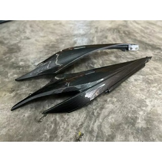 ฝาข้างยาว ฝาครอบตัวถัง ฝาครอบข้าง wave110i ปี 2011 - 2018 คาร์บอน ดำ ลายสาน เวฟ110i แถมสติ๊กเกอร์ Akana 