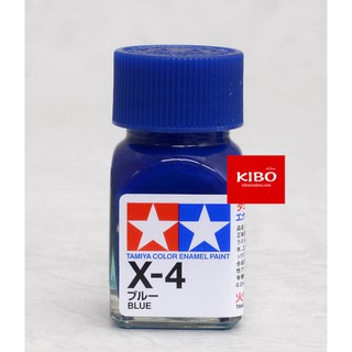 สีสูตรอีนาเมล TAMIYA X-4 Blue (10 Ml)