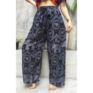 กางเกงขายาวผู้หญิง กางเกงช้าง Elephant Pants/Harem pants/Made in Thailand มีลายให้เลือก