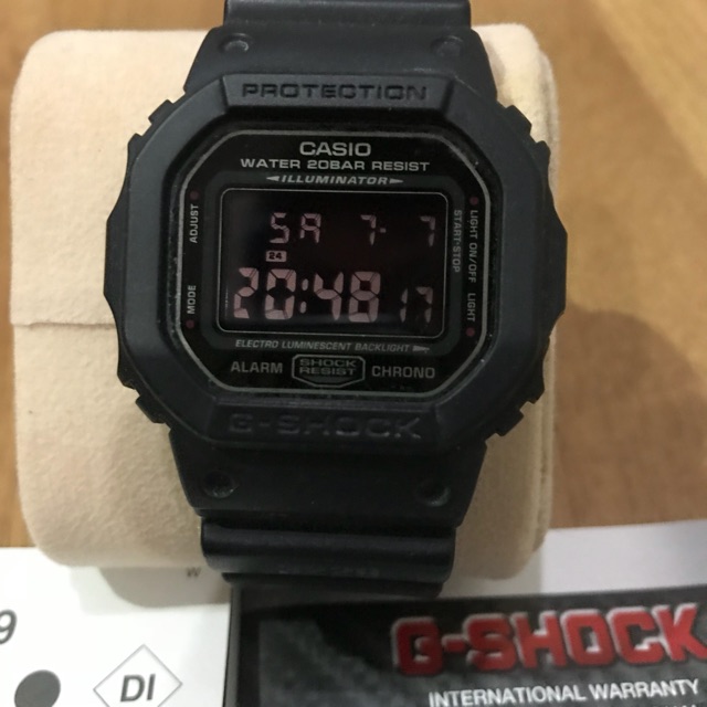 G Shock DW-5600MS-1DR ของแท้ 💯% มือสอง สภาพสวยนะ