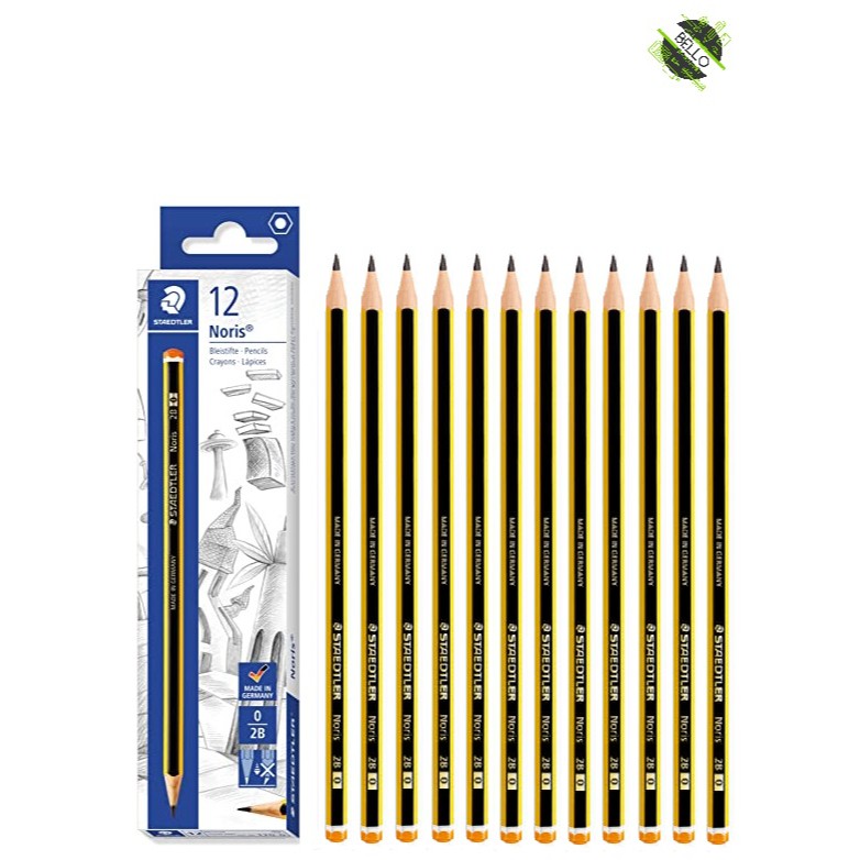 ดินสอ Staedtler Noris 2B 1 กล่อง 12 ชิ้น