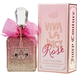 น้ำหอมแท้ JUICY COUTURE VIVA LA JUICY ROSE FOR WOMEN EAU DE PARFUM SPRAY 100 ML ของใหม่ กล่องซีล เหมือนกับห้าง