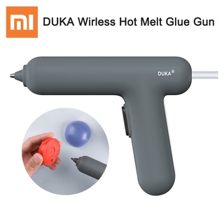 Xiaomi DUKA EG1 ปืนกาวร้อนละลาย ปืนอุตสาหกรรมไร้สาย อุณหภูมิความร้อน เครื่องมือซ่อมไฟฟ้า พร้อมแท่งกาว