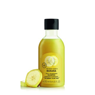 THE BODY SHOP BANANA TRULY NOURISHING SHAMPOO 250 ml บานาน่า ทรูลี่ นอริชชิง แชมพู 250 มล. แชมพู ครีมนวดผม ผลิตภัณฑ์ดูแล