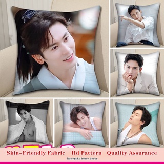 Zhang zhehans pillow case customized mountain river theme cushion