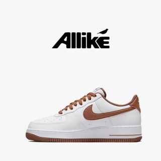 AIIike-NIKE Air Force 1 '07 ''Pecan'' Classic Casual Sneakers White Brown Mocha Men's Shoes Women's