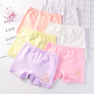 3 ชิ้น กางเกงในเด็กกางเกงแบนสำหรับสาว ๆ