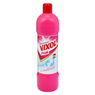 น้ำยาทำความสะอาดห้องน้ำ วิกซอล สีชมพู 900 มล.BATHROOM CLEANER VIXOL DUO ACTION 900ML PINK