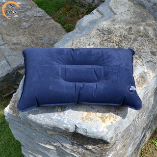 IS Outdoor Portable Inflatable  Pillow Sleeping Gear Inflated Compressed Folding Concave Non-slip Design