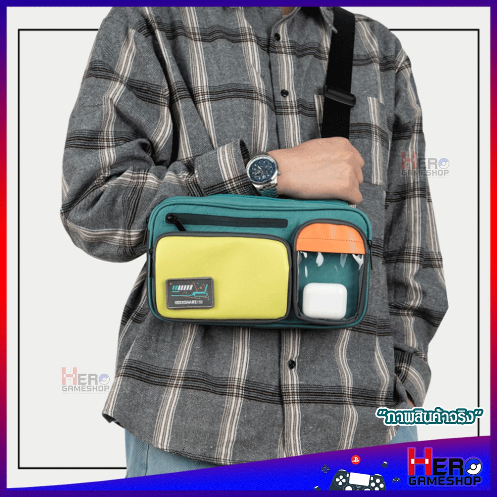 กระเป๋า Nintendo Switch OLED Geekshare Crossbody ของแท้ 🇹🇭พร้อมส่งในไทย🇹🇭