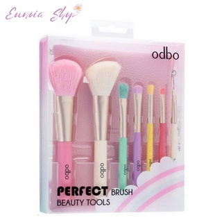 ODBO Perfect Brush Beauty Tools OD8-193 โอดีบีโอ เซทแปรงแต่งหน้า 7 ชิ้น‼️ ฟรีกระเป๋า‼️