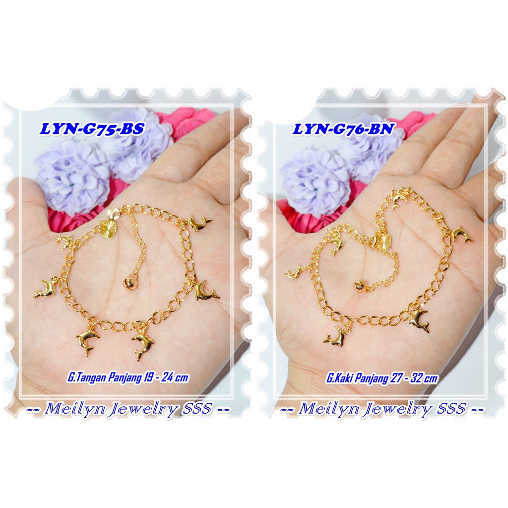 Original Meilyn Brand 18K Gold Plated Bracelet LYN-G76-BN