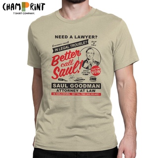 ถูกสุดๆเสื้อยืดแขนสั้น ผ้าฝ้าย พิมพ์ลาย Need A Lawyer Better Call Saul สไตล์ฮิปสเตอร์ สําหรับผู้ชาย และผู้ใหญ่