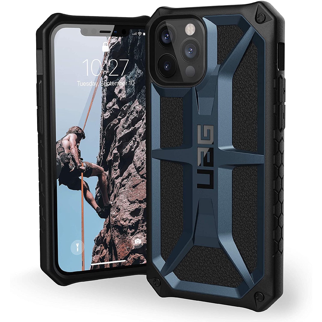 @เคสUAG ส่งด่วนจากไทย MONARCH ลายหนัง IPHONE13PRO กันกระแทก รุ่นiPhone12MINI 12PROMAX 11PROMAX 6/7G 7PLUS XR XSMAX A004