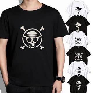 Korean fashion Luffy t shirt for men One Piece