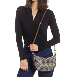 ory Burch T monogram jacquard Mini Hobo Bag(ส่งจากไทย)