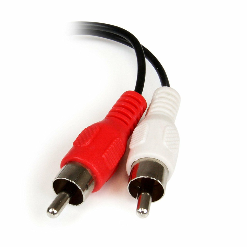 RCA Stereo Audio Splitter Cable Lead 3.5mm Jack Female Socket to 2 x Male Phono 30.cm