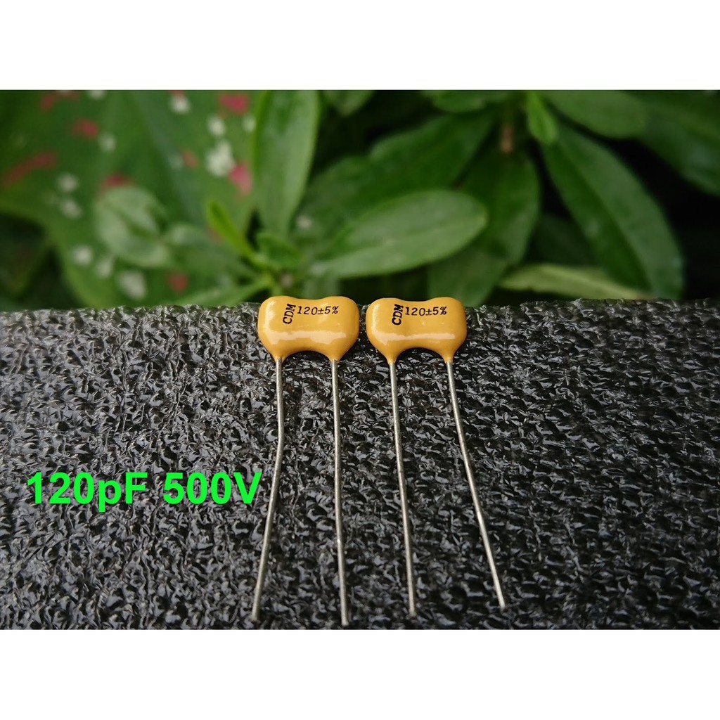 120pF 500V 5% Silver Mica CDM Capacitor (5.9mm)