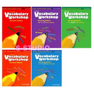 Vocabulary Workshop Enriched Edition Set of 21 books SAT ACT หนังสือภาษาอังกฤษ