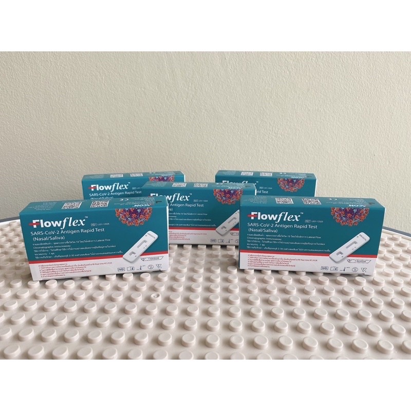 ออกใบกำกับภาษี ชุดตรวจATK flowflex ก้านขาว(ไม่เหลือง) 2in1 pack20เทส ...