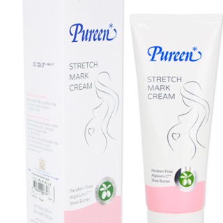 Pureen energy stretch mark cream 200 ml. (ครีมป้องกันผิวแตกลาย ช่วงตั้งครรภ์)