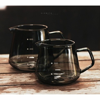 ★ มีหลายรุ่นให้เลือกครับ Black Obsidian Coffee Server 400ml / 600 ml เหยือกดริปกาแฟ เหยือกเสิร์ฟกาแฟดริป