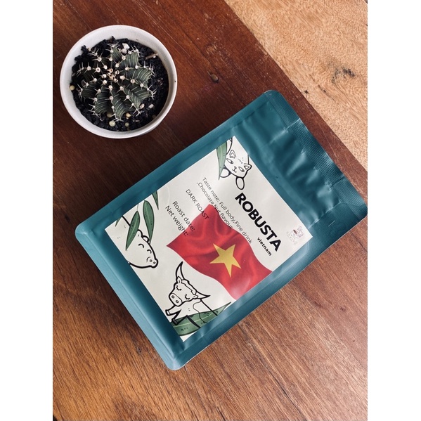 เมล็ดกาแฟคั่วRobusta-red-cherryVietnam🇻🇳🇻🇳🇻🇳
