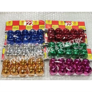 THL ฝาครอบน็อตล้อ เบอร์22#สีทอง สีแดง สีชมพู สีเขียว สีม่วง สีโครเมี่ยม สีน้ำเงิน#ฝาครอบน็อตเพลา