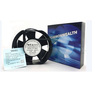 COMMONWEALTH ของแท้ 100% FP-108EX AC220/240V Ac Axial Fan พัดลมระบายความร้อน 6นิ้ว  ขนาด 172x150x51mm. made in Taiwan