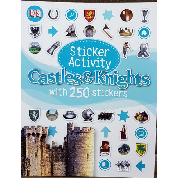 Castles & Knights Stickers activities book