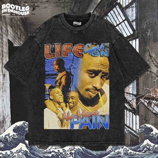 เสื้อยืด พิมพ์ลาย Tupac SHAKUR WASHED OVERSIZE | 002 | เสื้อยืด โอเวอร์ไซส์ | เสื้อยืด ขนาดใหญ่S-5XL